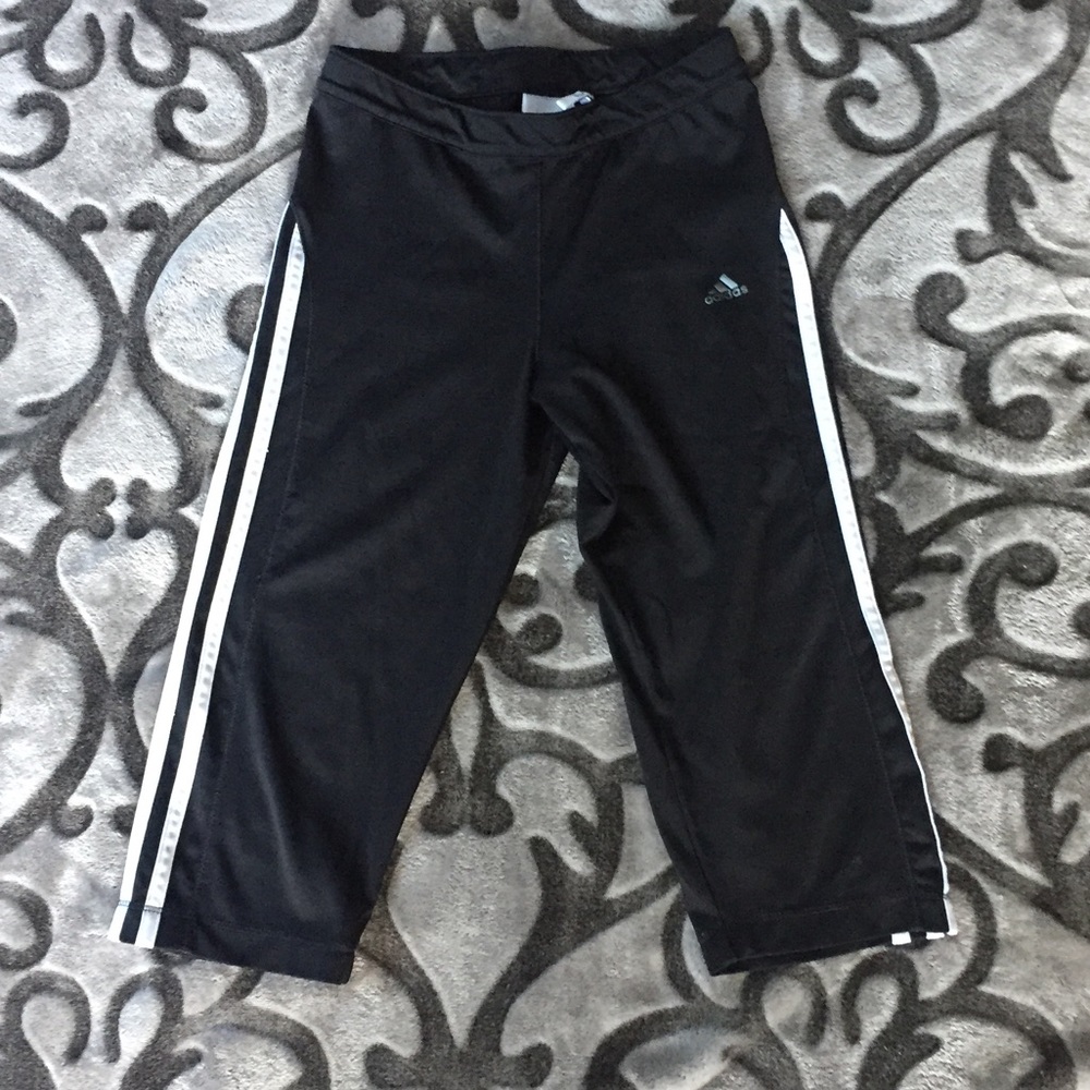 Girls adidas climalite capris size 11-12